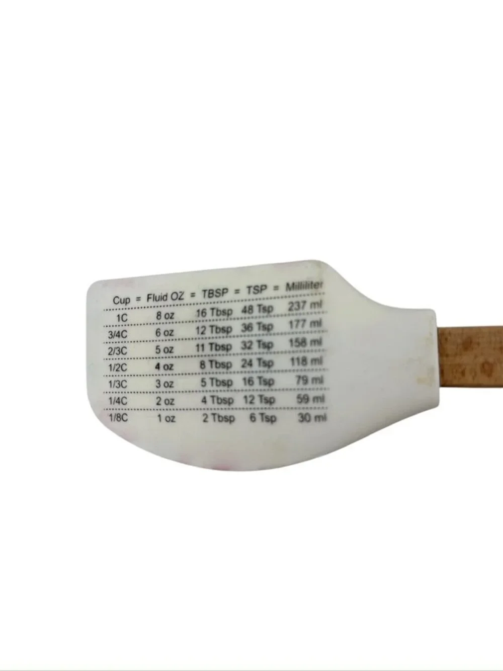 3 Christmas Spatula Gingerbread Candy Cane Reindeer Snow Wooden Handle Unused
